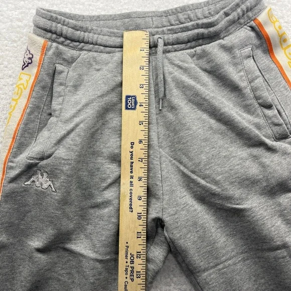 KAPPA Sweatpants Womens Small Gray Fleece Jogger Adult No Drawstring - Picture 7 of 16